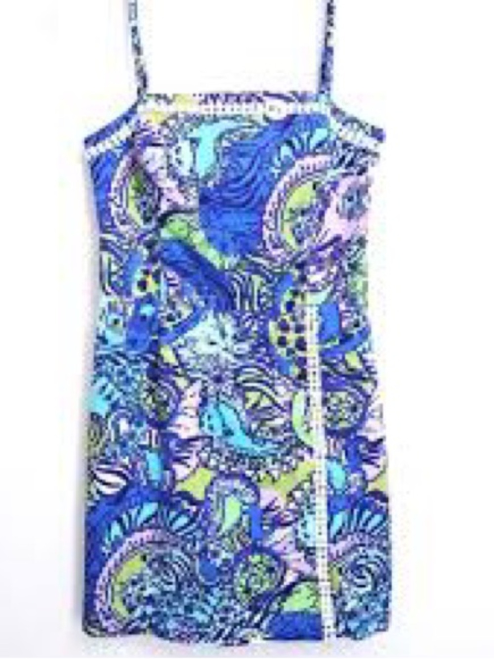 Lilly Pulitzer Blue Paisley Print Romper